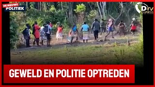 🚀 De Nieuwe Politiek LIVE • inwoners dorp Nieuw Aurora boos over politie optreden (Suriname)