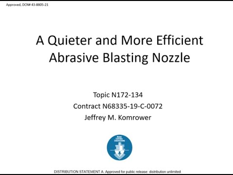 Noise Control Engineering's Tech Talk for SBIR Topic N172-134