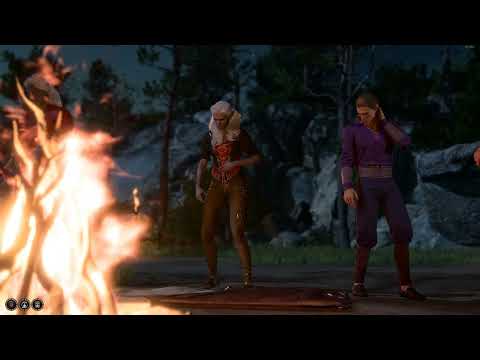 Baldur's Gate 3 Drunk Hirelings When First Meeting the Guardian