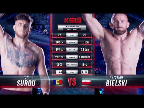 KSW Free Fight: Krystian Bielski vs. Ion Surdu | XTB KSW 81