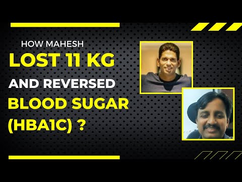How Mahesh lost 11 KG, Reversed Blood Sugar & Reduced Fatty Liver (Grade 2 to 1)