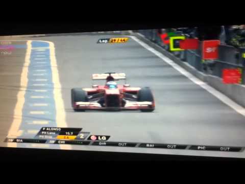 Paul di Resta crash Spa 2013