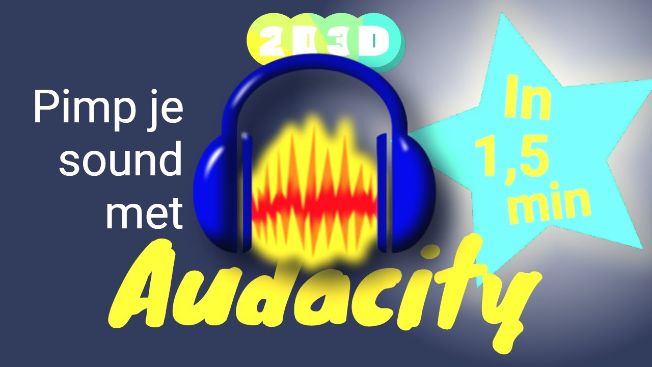 Audacity in 1,5 min - knip, plak en bewerk je geluid