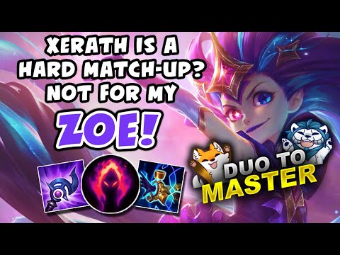 THIS IS A HARD MATCH-UP? NOT FOR MY ZOE! Duo to Master - Vicksy | League of Legends