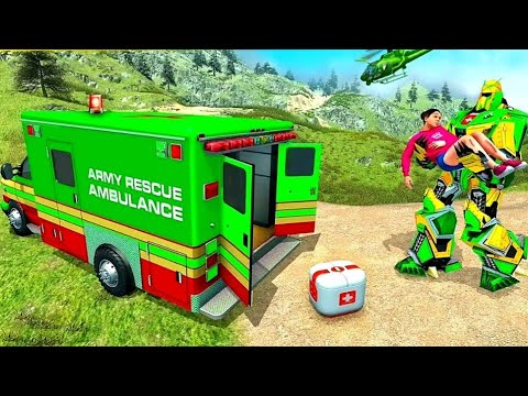 Us Army Superhero Rescue - Driving Ambulances Controls In Speed Hero - Android Games