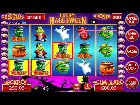 Lucky Halloween Slot 25 Linhas Video