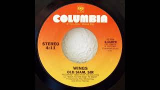 Paul McCartney &amp; Wings - Old Siam, Sir (US 7-inch Single) - Vinyl recording HD