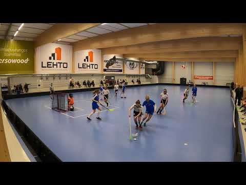 13.11.2019 FC Tuusula B-tytöt - Oilers - erä 2/3 Tuusulan salibandyhalli