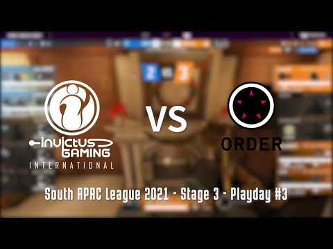 Rainbow Six Siege | iG.International vs Order + Wildcard #R6APACL South Stage 3