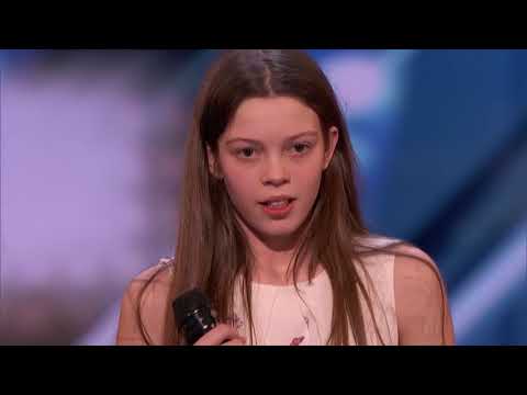 SHY Girl Sings Like a LION - Courtney Hadwin - Golden Buzzer Winning Performance