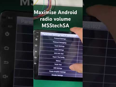 How to increase volume to maximum on Android radio