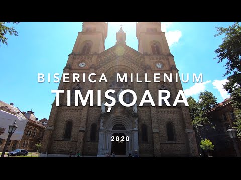 Timisoara Biserica Millenium - Magyarok Nagyasszonya Temesvar Millenium - Piata Traian