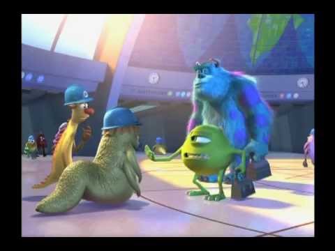 Pixar: Monsters, Inc. - hilarious movie outtakes (HQ)