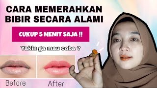 CARA CEPAT MEMERAHKAN BIBIR SECARA ALAMI || ainy