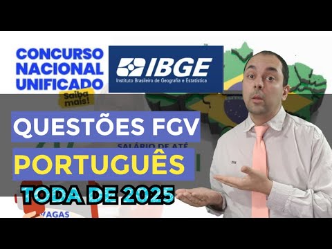🧠 FGV Loves This Type of Question! Will you pass? IBGE and CNU 2025 - PORTUGUESE FGV