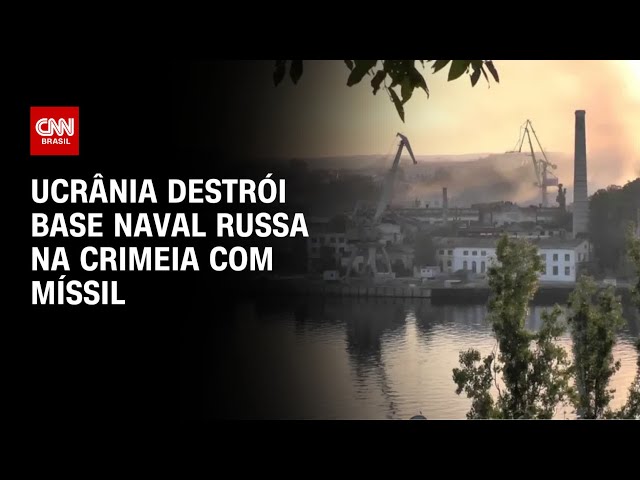 Ukraine destroys Russian naval base in Crimea with missile |  CNN PRIME TIME