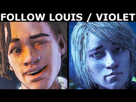 Follow Louis Or Follow Violet - Alternative Choices - The Walking Dead Final Season 4 Episode 2