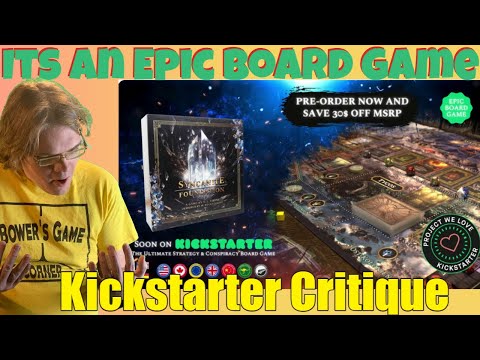 Syncanite Foundation - An epic Board Game for 2-6 Players - Kickstarter Critique Review