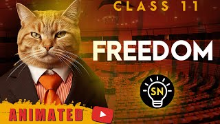 Animated | Freedom | Class 11 Political Science Chapter 2 | Shiksha Nation