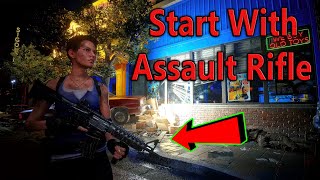 RE3 How To Get The Assault Rifle At The Start Of The Game No Cheats Needed