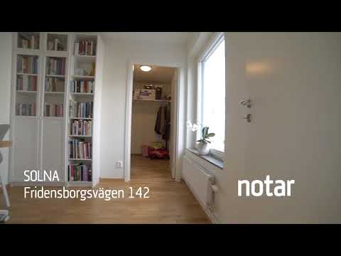 Fridensborgsvägen 142 - 4:a · 95m2 - Järvastaden : Via Notar mäklare Solna