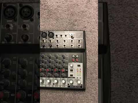 Behringer Xenyx 802 instructional Video