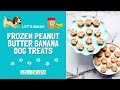 Frozen Peanut Butter Banana Dog Treats Recipe
