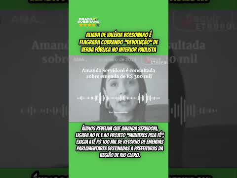 Bolsonarista é flagrada cobrando “devolução” de verba pública no interior paulista