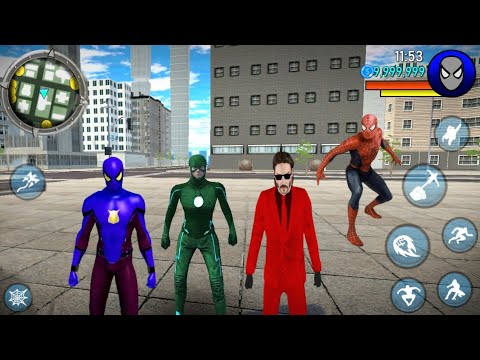 Süper Kahraman Örümcek Adam Oyunu #20 - Power Spider 2 Rope Hero Gangstar Mafia Android Gameplay