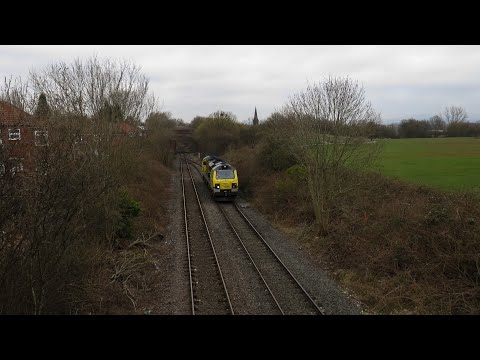 Freightliner Class 70 No. 70003 on 0H68 Guide Bridge Yard - Crewe Basford Hall on 18.03.21 - HD