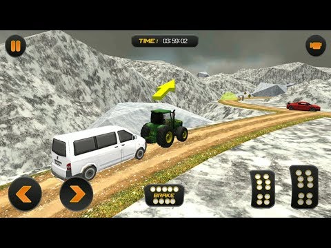 Chained Tractor Towing Bus Android GamePlay FHD & ios | Heavy Tractor Loaded Apk & Android