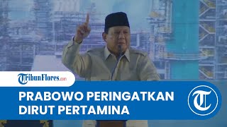Presiden Prabowo Beri Peringatan Keras ke Dirut Pertamina: Jangan Kau Cari Kaya di atas Kepercayaan