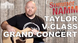 Video thumbnail for V-Class 412ceR, 612ce 12 fret, 712e 12-fret review - More Taylor Grand Concerts get V-class bracing! by Alamo Music Center