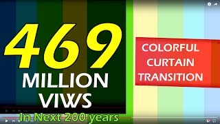 colorful curtain transition green screen | Avtar Kamani
