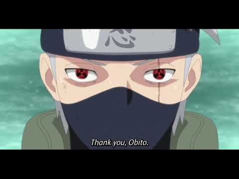 Kakashi and obito last Moment in urdu/hindi:Kakashi of the sharingan