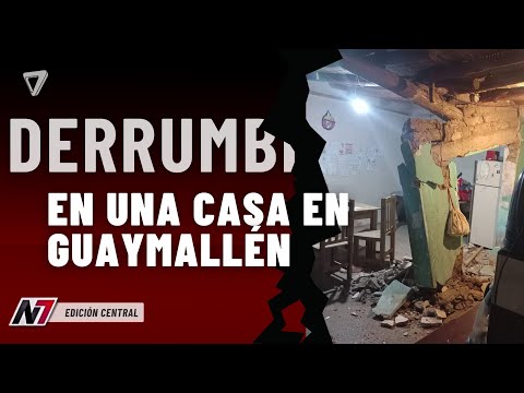 Derrumbe de una vivienda en Guaymallén
