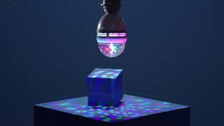 Disco barevná LED žárovka