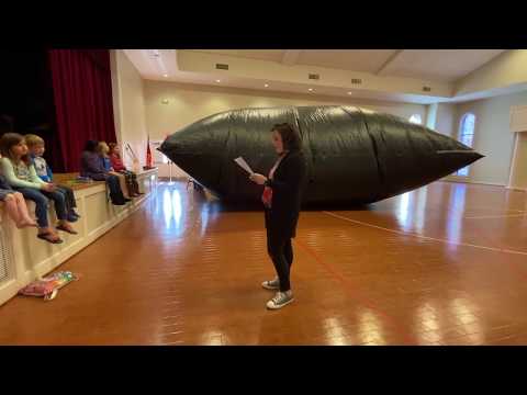 We made an Inflatable Planetarium!