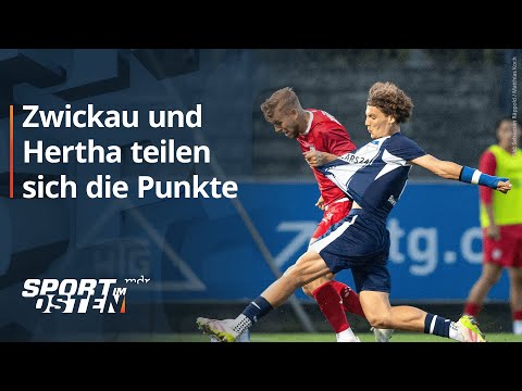 Trotz doppelter Führung - FSV Zwickau lässt bei Hertha BSC II den Sieg liegen | MDR