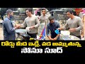 Sonu Sood Selling Idli Vada On The Road SonuSood Supports Small Business By Idly Vada Seller