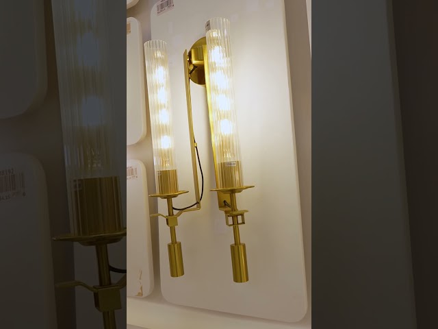 لمبة جدارية مجوز زجاج شفاف