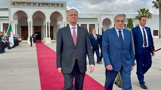 رئيس الوزراء ووزير الخارجية و المغتربين الفلسطيني يغادر الجزائر