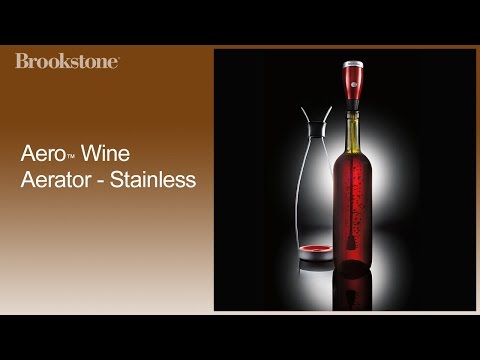 Aero™ Wine Aerator - Stainless How to Video