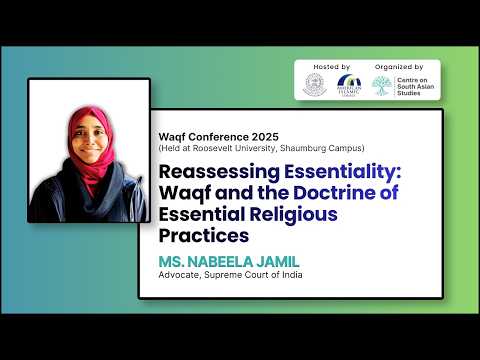 Ms. Nabeela Jamil — Reassessing Essentiality
