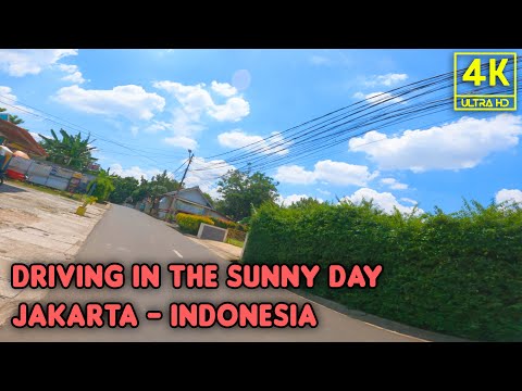 Driving in Sunny day at Jagakarsa - Jakarta 4K UHD