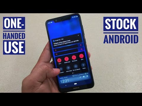 How to enhance one-handed Use on Stock Android? Feat. Nokia 5.1 Plus