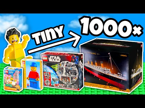 LEGO, but Each Day the Set gets BIGGER...