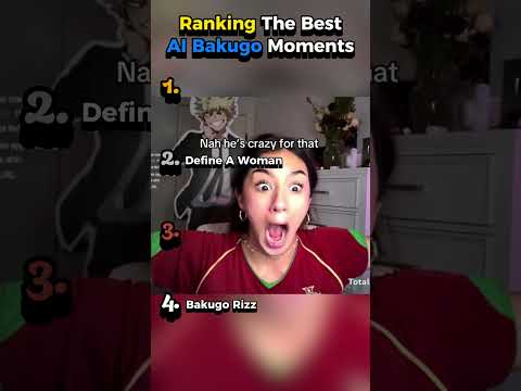 Ranking The Best AI Bakugo Moments
