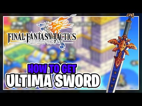 How To Get Materia Blade Final Fantasy Tactics Advance Ultima Sword