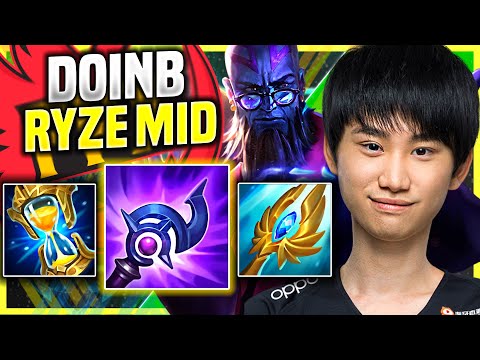 DOINB THE RYZE GOD WITH NEW ITEMS! - FPX DoinB Plays Ryze Mid vs Ekko! | Preseason 11